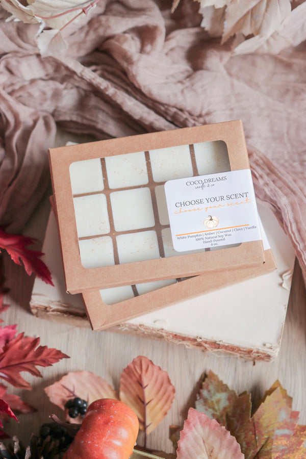 FALL + HOLIDAY WAX MELTS (CHOOSE YOUR SCENT)